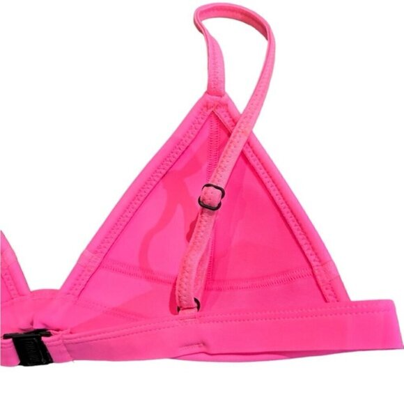 2 bikini tops-triangl neoprene top /Victoria’s Secret padded halter both size S - Picture 7 of 10
